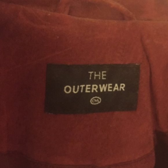 Russet red suede jacket - Picture 3 of 4